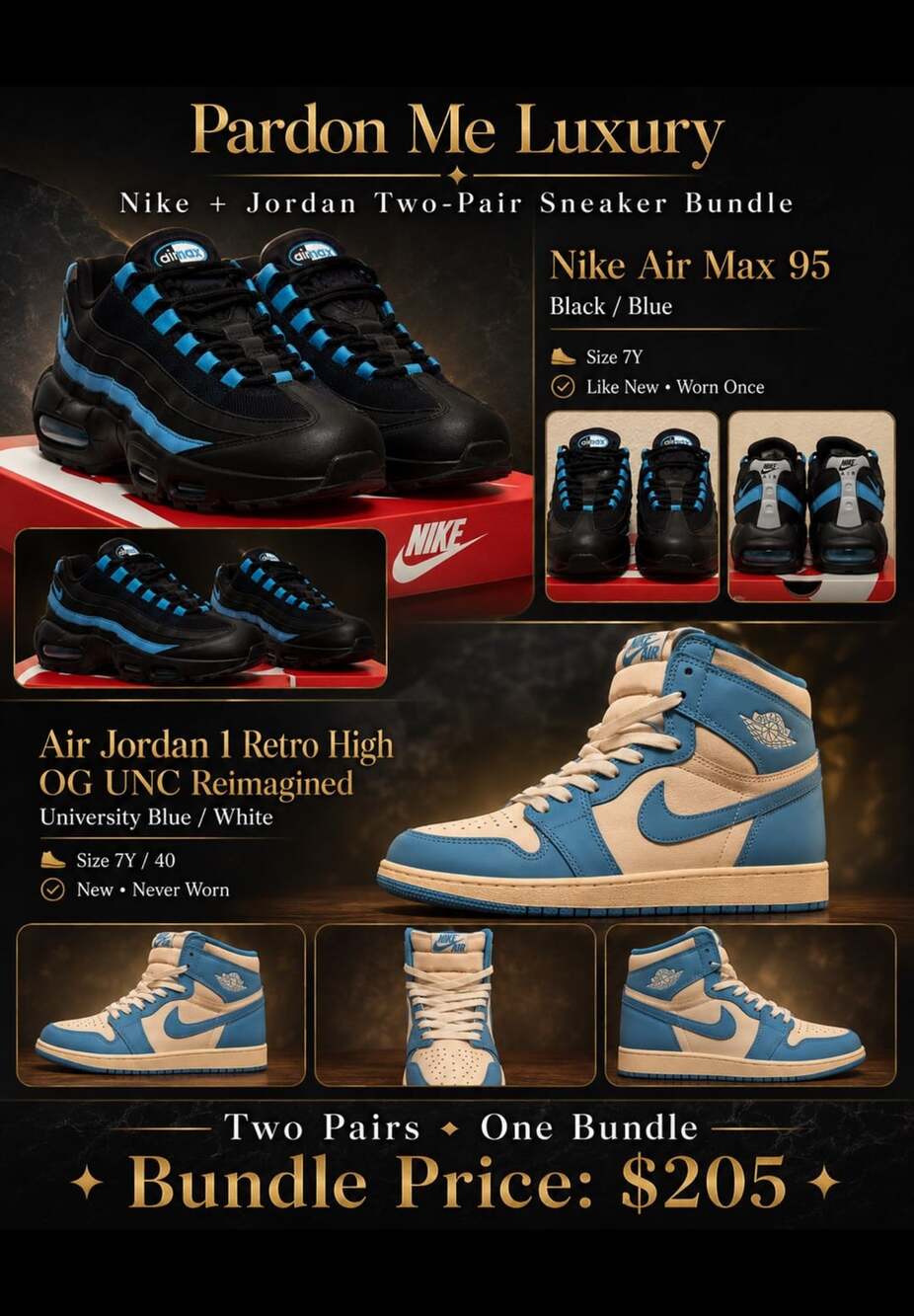Nike Air Max 95 + Jordan 1 Bundle